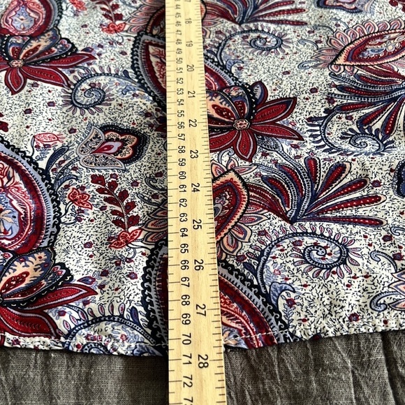 UMGEE USA TUNIC TOP SZ S OVERSIZED FALL COLORS COTTON BLEND SOFT - Picture 9 of 9